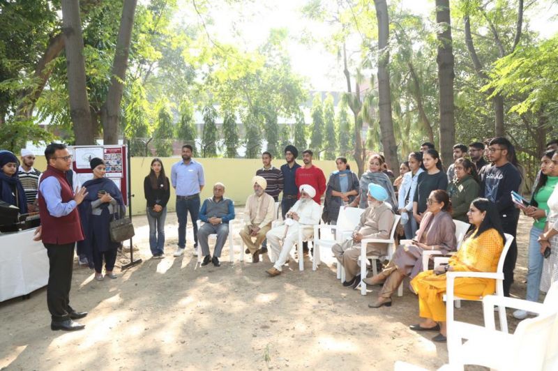 Plantation of Sacred and Healing Herbs Organised by SGGS College  Plantation of Sacred and Healing Herbs Organised by SGGS College