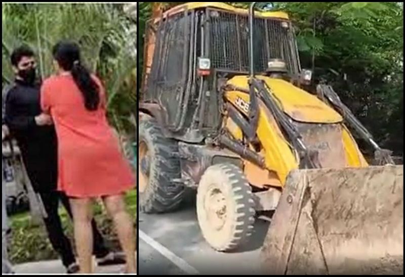 Illegal structures at politician Shrikant Tyagi's Noida house demolished