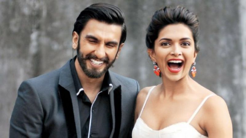 Ranveer Singh with Deepika Padukone