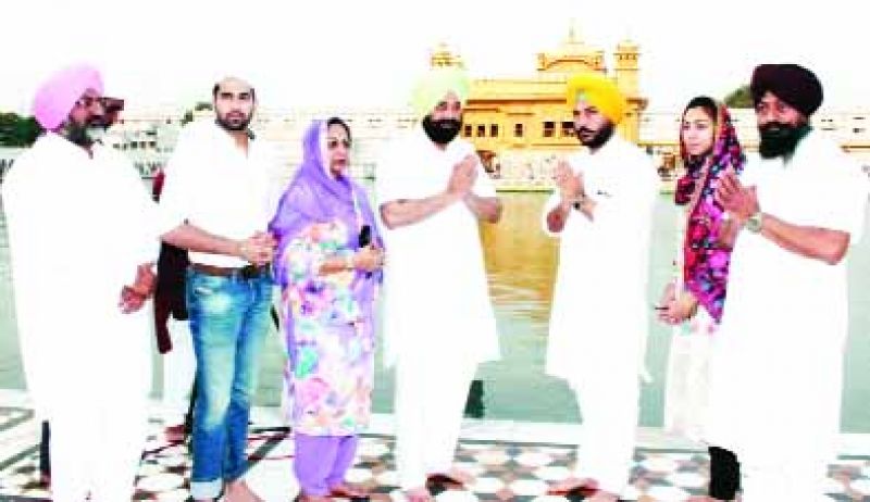 sukhwinder singh sarkaria at Darbar Sahib