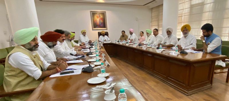 Punjab Cabinet meeting Punjab Cabinet meeting