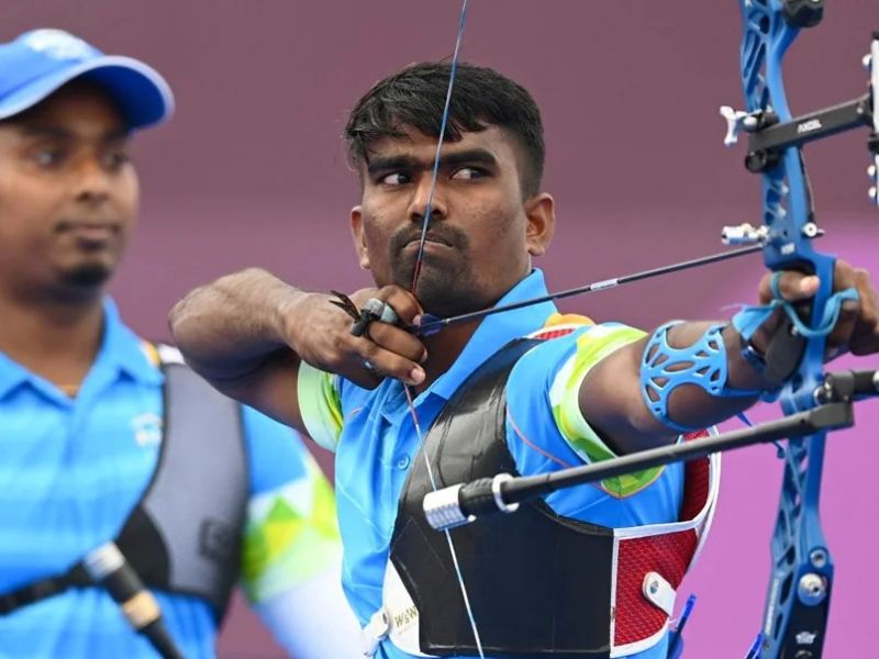  Archery men's team beats Kazakhstan to enter quarters, will face South Korea next