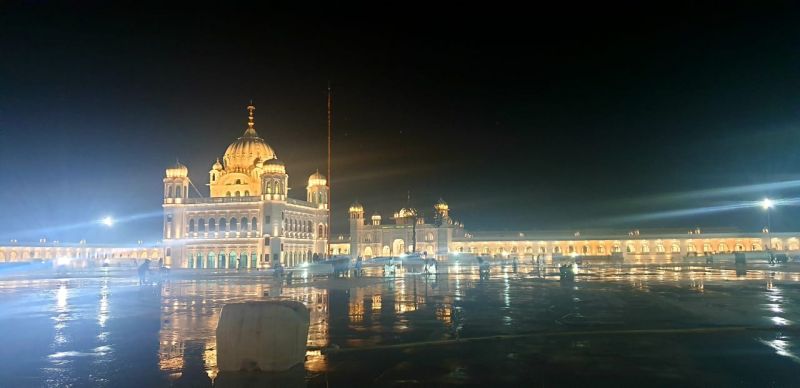  Golden ‘Palki Sahib’ installed at Gurdwara Darbar Sahib in Kartarpur