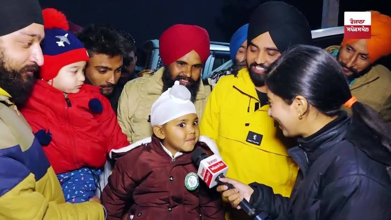 Tiktok star noor at Farmers Protest