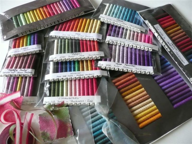 Mulberry silk thread