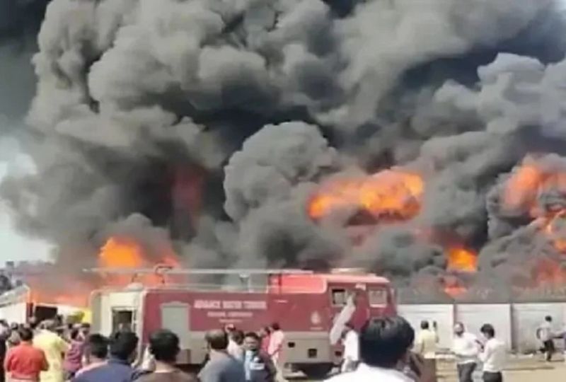 Terrible fire in Ratlam