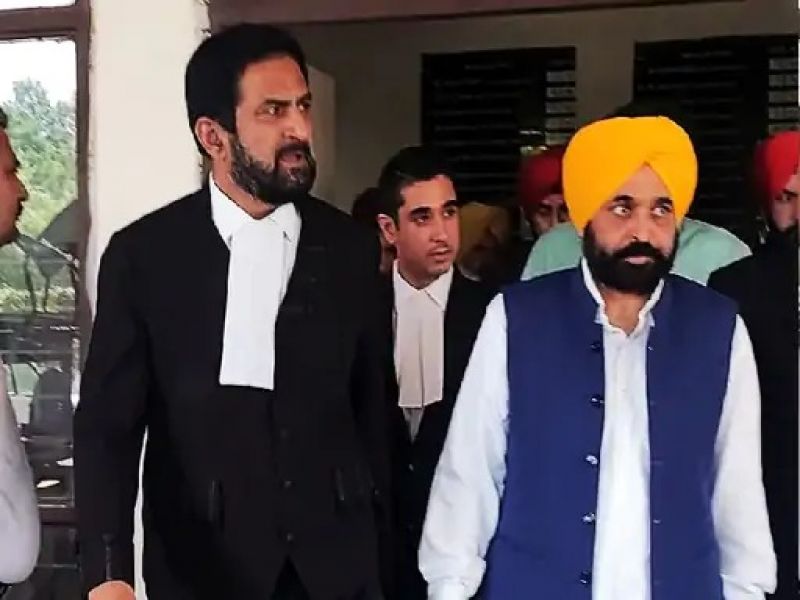 CM Bhagwant Mann and Advocate Anmol Rattan Sidhu