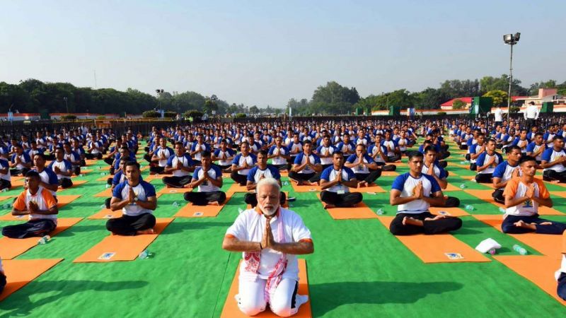 PM Modi On yoga Day
