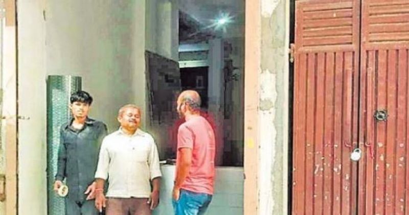 Buradi's house once again door open