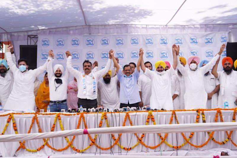 Arvind Kejriwal at Amritsar