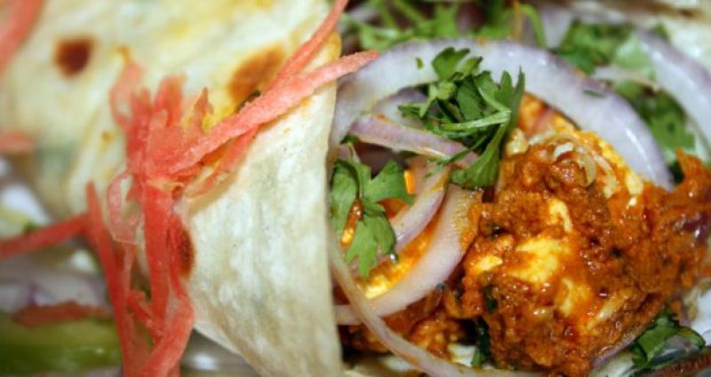 paneer roll paneer roll