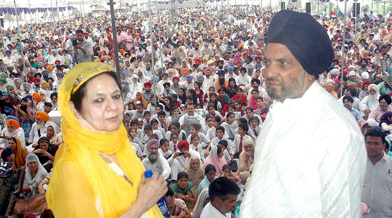 Jagjit Kaur with Joginder Singh