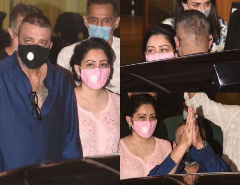 Sanjay Dutt With Wife