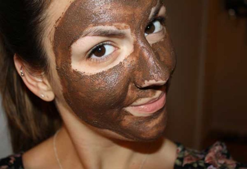 Chocolate faces mask remove impurities