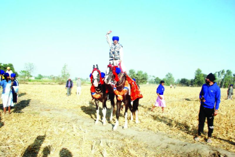 ਰਵਾਇਤੀ ਮਹੱਲਾ ਕੱਢਣ ਉਪਰੰਤ 