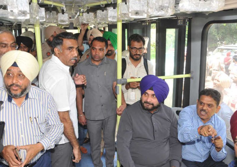 Navjot Sidhu Launched BRTS