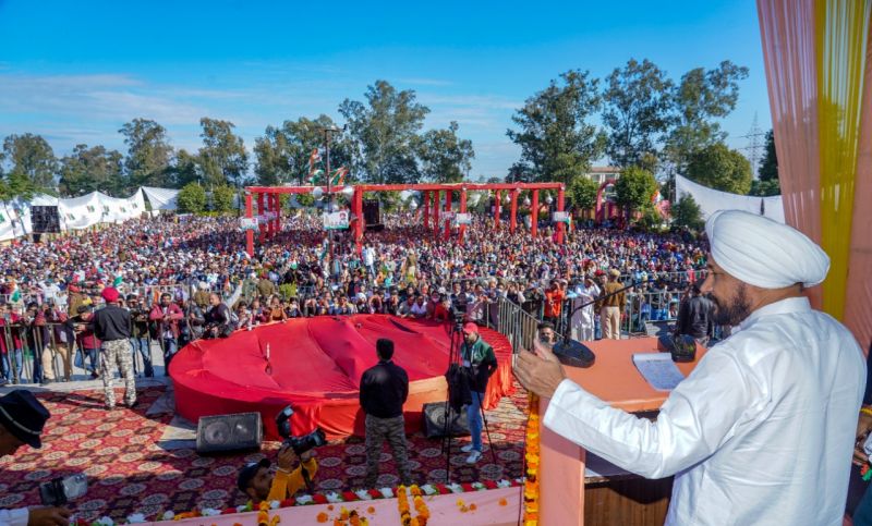 cm charanjit singh channi in pathankot