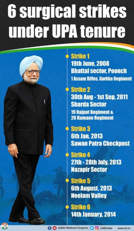 Surgical Strike under UPA tenure