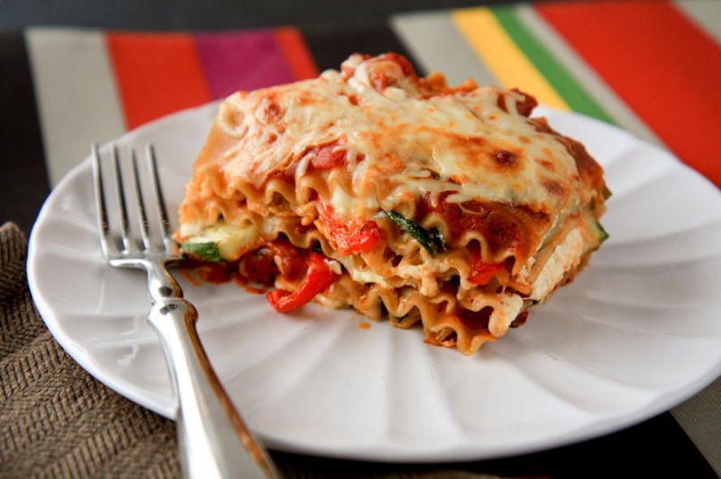 Baked Vegetables Lasagna