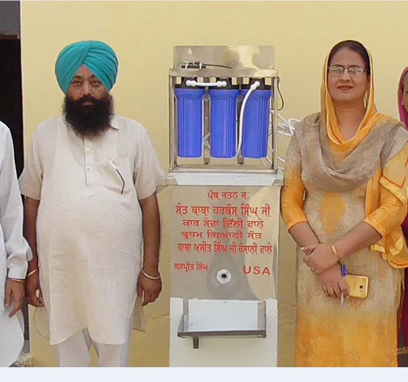 school water cooler and filter donation
