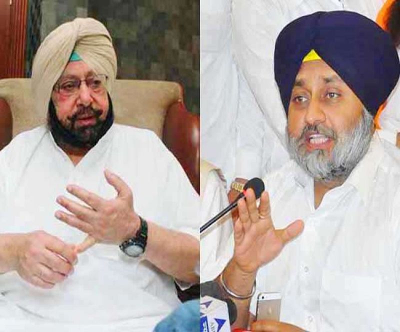 Captain Amarinder Singh, Sukhbir Badal 