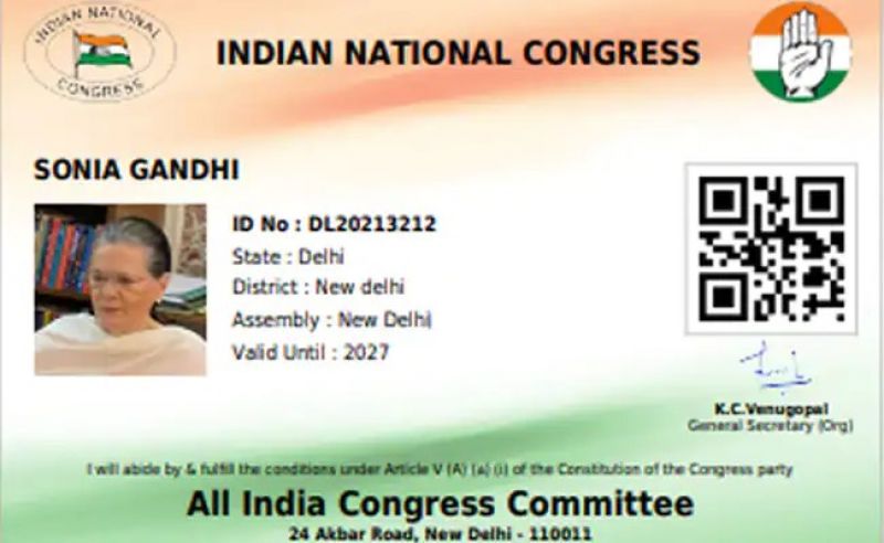 Sonia Gandhi becomes digital member of the party 