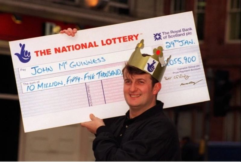 John McGuinness lived on a council estate before winning a £10million (photo from twitter))