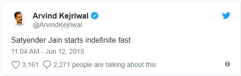 Kejriwal Tweet