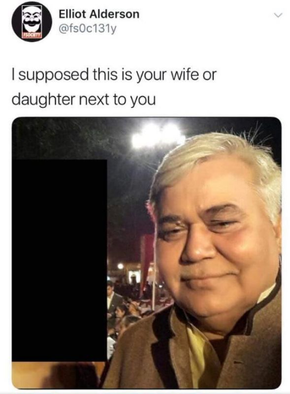 Tweet Elliot Alderson Sharma Family Photos