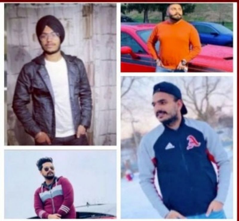 Road accident in Canada