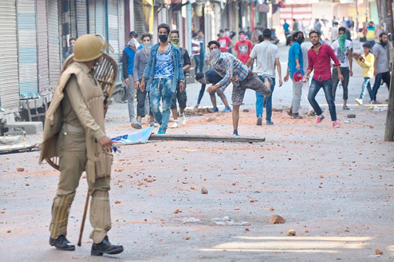 Stone Pelters in Pulwama
