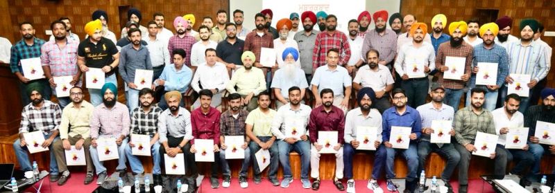 Dr. Inderbir Singh Nijjar handed over appointment letters to 61 junior map-navigators