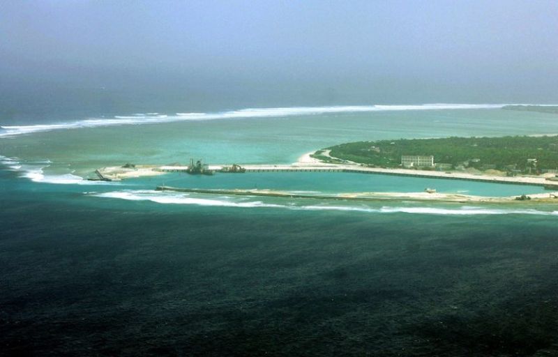 Disputed Paracel island