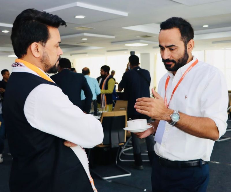 Meet Hayer at National Conference of Sports Ministers of States