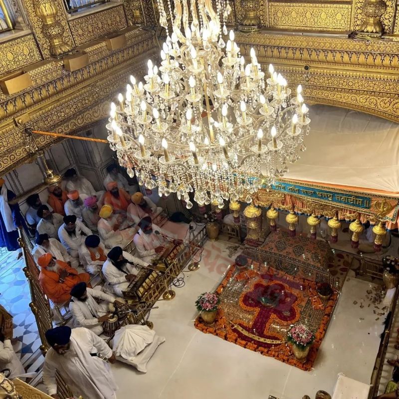  Rajya Sabha member and environmentalist Sant Sicheval paid obeisance at Sri Darbar Sahib