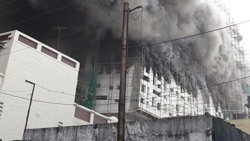 Fire At Hospital In Nagpur