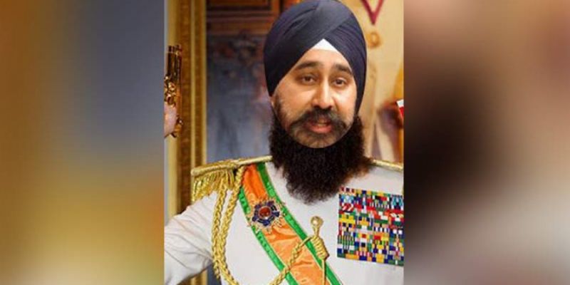Photoshopped image of Ravi Bhalla