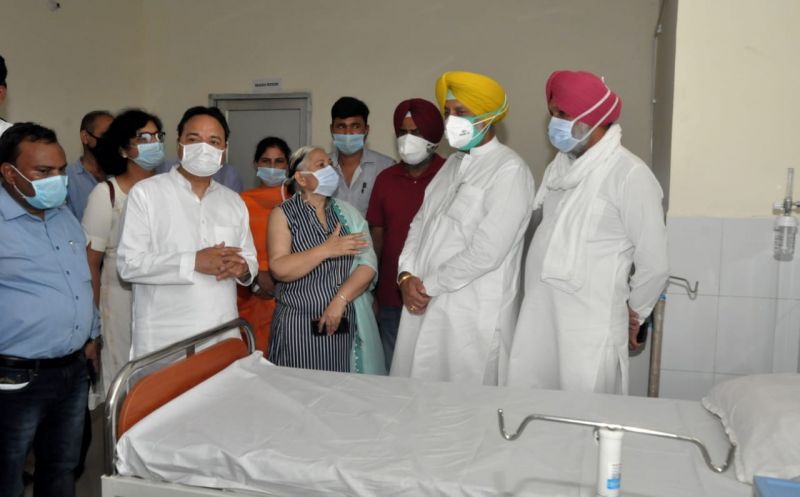 Health Minister Balbir Singh Sidhu dedicates three new CHCs at a cost of Rs 16 crore