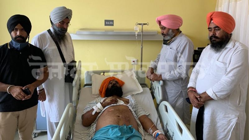 Delegation of AAP MLAs met farm leader Tajinder Singh Virk at Vedanta