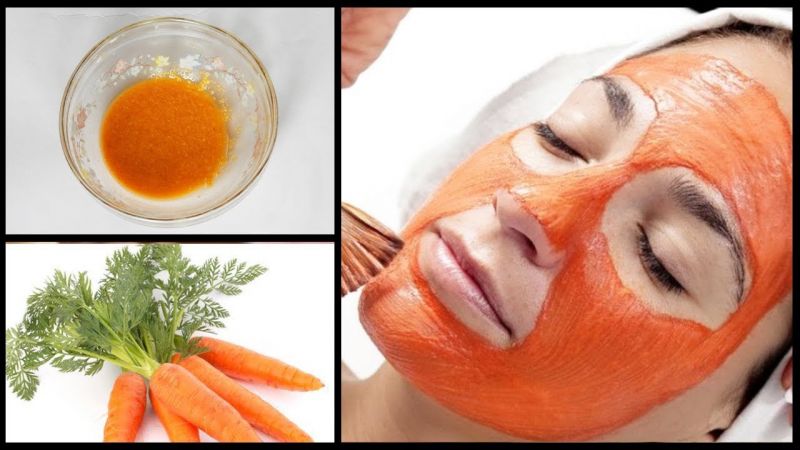 Make the face shiny with carrot face pack Make the face shiny with carrot face pack