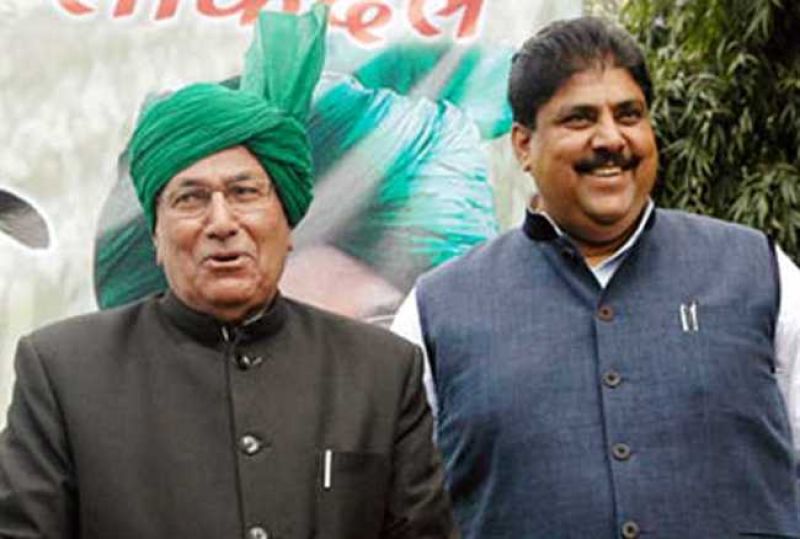 Om Prakash Chautala and Ajay Chautala