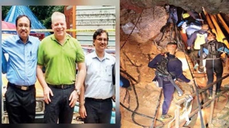 Indian in thailand rescue team