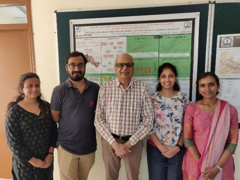 Research team leader Anil V. Kulkarni and others 