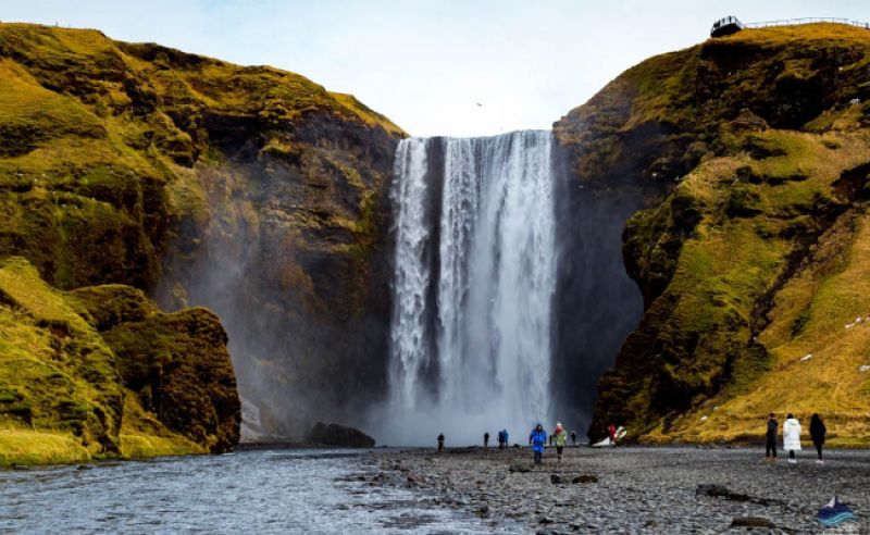 Skogafoss waterfall Iceland