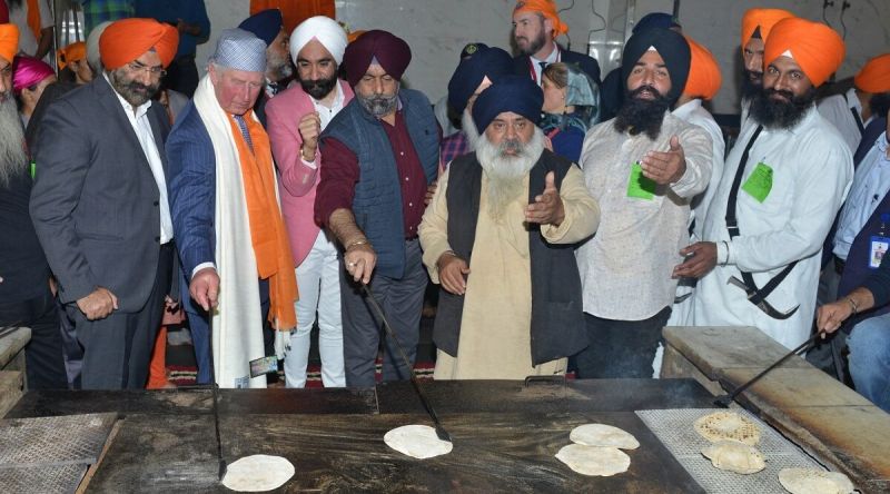 Prince Charles visits Bangla Sahib gurdwara