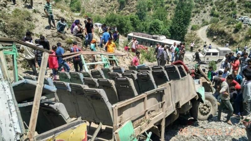 10 killed, 35 Injured in Chamba Bus Crash