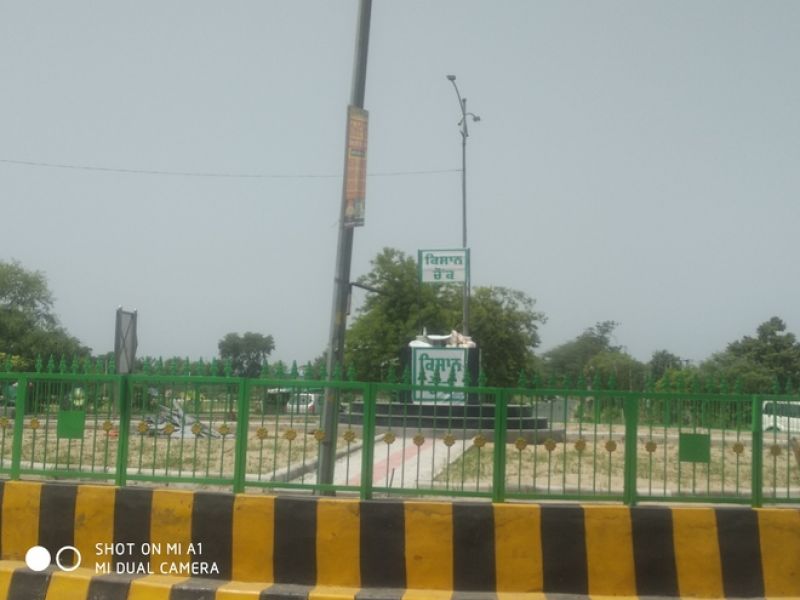 A pair of oxen plowing in Kisan Chowk, Bathinda will enhance the splendor of Bathinda A pair of oxen plowing in Kisan Chowk, Bathinda will enhance the splendor of Bathinda