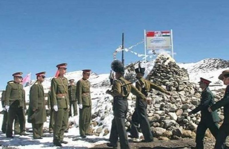 China and India Border