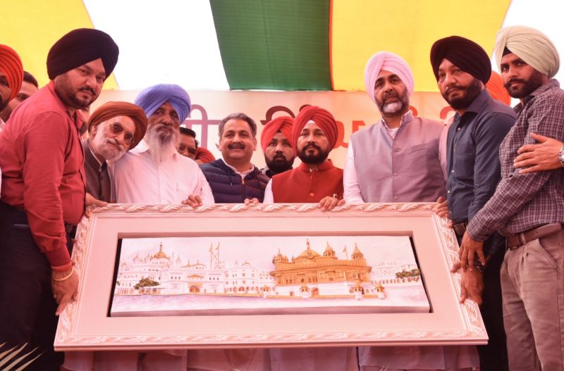  CM Channi lays foundation stone of Bela-Paniyali bridge over river Satluj