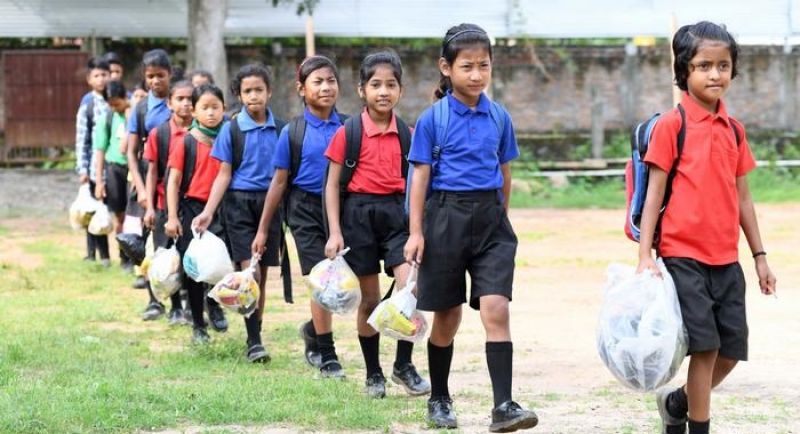 Plastic bottles are paying for school in Lagos